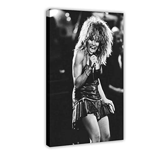 Tina Turner Cover-Poster, Leinwand, Poster, Wandkunst, Dekordruck, Bild, Gemälde für Wohnzimmer, Schlafzimmer, Dekoration, Rahmenstil, 20 x 30 cm von FUKITT