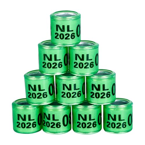 100 Stück Multicolor Aluminium Taubenbeinringe Taubenbeinringe Identifizieren Bänder Kunststoff mit 2026 NL Training Identifizieren Sie Vögel Fußring 100 Stück Multicolor Aluminium Taubenbeinringe Taubenbeinringe Identifizieren Bänder Kunststoff mit 2026 NL Training Identifizieren Sie Vögel Fußring von FULAIERGD