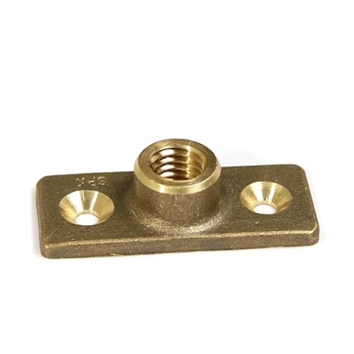 FULIMEI 20 Stück M10 Messing Basis Clip Halterung Mutter, Dekorative Unterstützung von FULIMEI