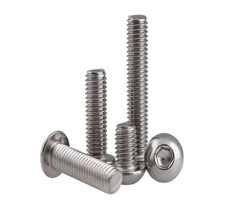 FULIMEI 316 Edelstahl Rundkopfschraube M3 M4 M5 Schrauben Bolzen Innensechskant(M3X18 120pcs) von FULIMEI
