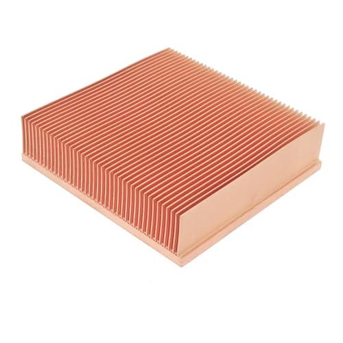 FULIMEI 80x80x20mm Kupfer Kühlkörper Skiving Fin Kühlkörper Kühler for Elektronische Chip LED Power Verstärker Kühlung kühler von FULIMEI
