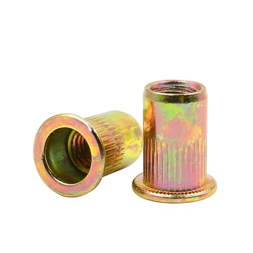 FULIMEI Flachkopf-Nietmuttereinsatz aus Kohlenstoffstahl(M3-1000 pieces) von FULIMEI