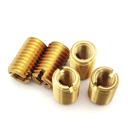 FULIMEI Gewindeumwandlungseinsatzmutter aus Messing, Material Kupfer(M4-M8x8 (30 pcs)) von FULIMEI