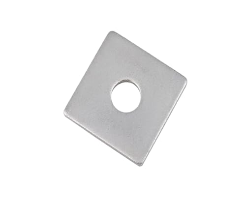 FULIMEI Kohlenstoffstahl-weiße Zink-Quadrat-Dichtungsscheibe M8 M10 M12 M14 M16 Zwischenwand mit Auflage(M8X40X3 8pcs) von FULIMEI