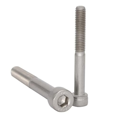 FULIMEI M10 * 70/80/90/100 304ss Halbteilgewindekopf Sechskant-Innensechskantschraube(2Pc M10x80) von FULIMEI