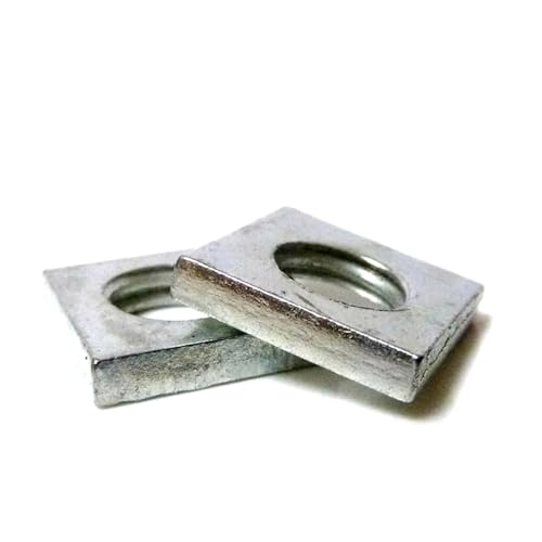 FULIMEI M2.5 M3 M4 M5 Vierkantmutter M2-M12 Muttern Material Kohlenstoffstahl(M4x12x3-100pcs) von FULIMEI