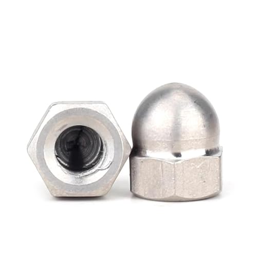 FULIMEI M4-M20 Titan-Sechskant-Hutmuttern, TA2 Ti-Hutmutter(M12-10 pieces) von FULIMEI