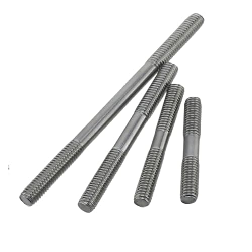 FULIMEI M6x110 M6x120 M6x130 304 Edelstahl Schraube Headless Doppel Ende Gewinde Stange Bolzen Stud(4Pcs M6x120) von FULIMEI