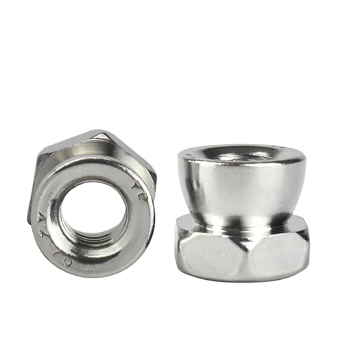 FULIMEI Manipulationssichere Schermutter, Abreißmuttern aus Edelstahl 304(M8-100 pieces) von FULIMEI