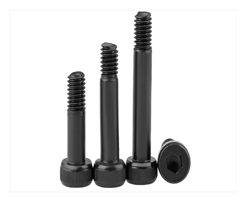 FULIMEI Model Bushing Screw Carbon Steel M2 .5 M3 M4 Half Thread Black 12.9 Grade High Strength Semi Hexagon Socket(M3X14 100pcs) von FULIMEI
