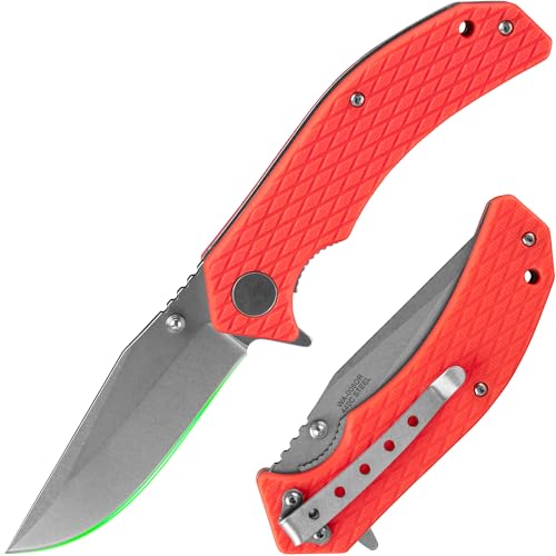 FULLHI 3.26'' Jagdmesser 440C Stahlklinge EDC-Messer Kleines Gürtelmesser mit Taschenclip Männer Frauen FULLHI 3.26'' Jagdmesser 440C Stahlklinge EDC-Messer Kleines Gürtelmesser mit Taschenclip Männer Frauen von FULLHI