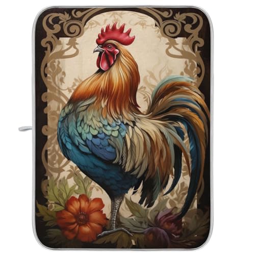 Hahn-Abtropfmatte für Küche, 45,7 x 61 cm, Geschirrunterlage für Arbeitsplatte, großes Abtropfgestell, saugfähig, schnell trocknend, Küchenzubehör 20323182 Hahn-Abtropfmatte für Küche, 45,7 x 61 cm, Geschirrunterlage für Arbeitsplatte, großes Abtropfgestell, saugfähig, schnell trocknend, Küchenzubehör 20323182 von FULUHUAPIN