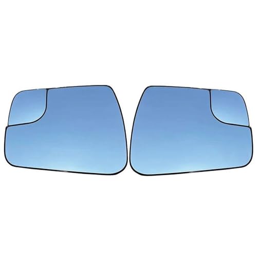 Ersatzspiegel Für Dodge Für Ram 1500 2500 2019 2020 2021 2022 68402094AA Erhitzt Blind Spot Auto Seite Rückspiegel Glas Objektiv Außenspiegel Glas(1Pair) von FULUSIC