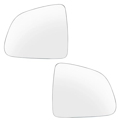 Ersatzspiegel Für Tesla Für Modell Y 2020-2024 Links Rechts Seite Rückansicht Flügel Spiegel Glas Anti-glare Konvex Weitwinkel Große Vision Außenspiegel Glas(White Pair) von FULUSIC
