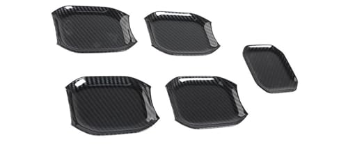 FULUSIC Außentürgriffe Für Jeep Für Wrangler Für JL 2018-2023 Autotürgriffabdeckung Heckklappengriffaufkleber Türgriffschalendekoration Auto Exterieur Türgriff Aufkleber(Handle Bowl) von FULUSIC