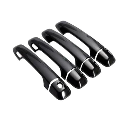 FULUSIC Außentürgriffe Für Toyota Für 4Runner Für N280 Für MK5 2010~2024 Autotürgriffabdeckungen Außenkratzschutzdekor Auto Exterieur Türgriff Aufkleber(4Handle 2 ButtonsB) von FULUSIC