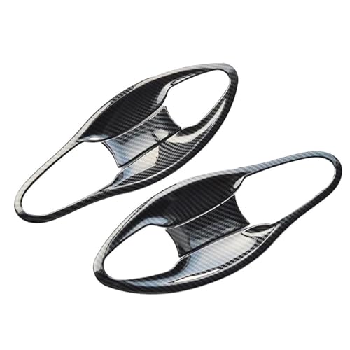 FULUSIC Außentürgriffe Für VEZEL Styling Carbon Fiber Gedruckt Außentür Griff Abdeckung Schüssel Aufkleber Moulding Trim Auto Exterieur Türgriff Aufkleber(for Front Door) von FULUSIC