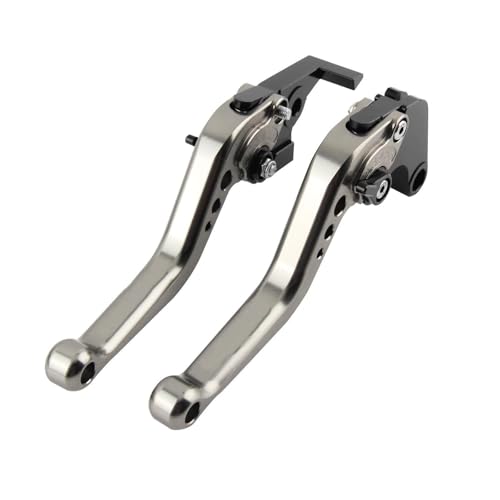 FULUSIC Kupplung Bremshebel Für CBR650R Für CBR 650R Für CBR 650 R 2019 2020 2021 2022 2023 2024 6 Einstellbare Getriebe Kurze Bremskupplungshebelgriffe Kupplungshebel(Grey) von FULUSIC
