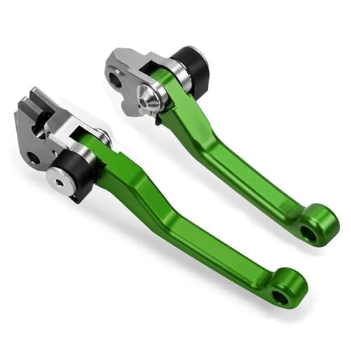 FULUSIC Kupplung Bremshebel Für RMZ250 Für RMZ-250 Für RMZ 250 2005 2006 2007-2018 Faltbare Pivot Bremskupplungshebel Griff Kupplungshebel(Green,2005 2006) von FULUSIC