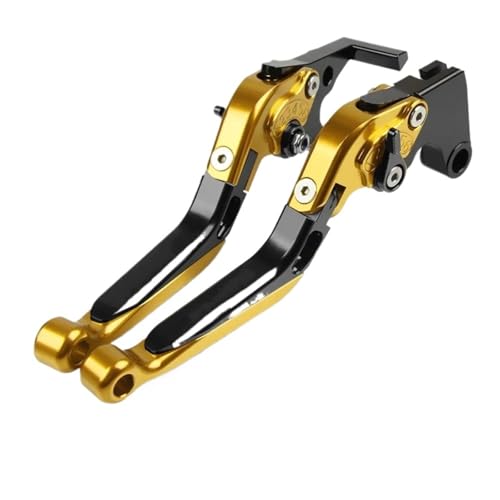FULUSIC Kupplung Bremshebel Für YZF R6 2005–2009 2010 2011 2012 2013 2014 2015 2016 Kupplungshebel Bremshebel-Set, Verstellbare Klappgriffhebel Kupplungshebel(19) von FULUSIC