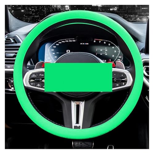 FULUSIC Lenkradhüllen Auto Lenkradbezug Elastische Handschuhe Textur Multicolor Universal Dekorative Abdeckung Innen Auto Lenkradbezug(Green) von FULUSIC