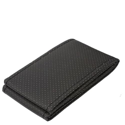 FULUSIC Lenkradhüllen Für Opel Für Astra Für H Universal Leder Abdeckung Auf Die Lenkrad Mit Nadeln Faden 1PC Auto Lenkradbezug(Black) von FULUSIC