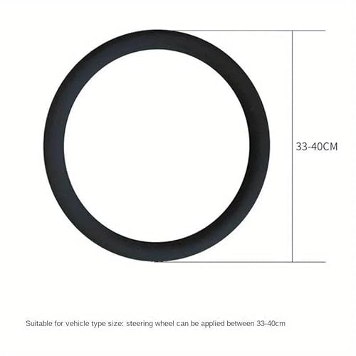 FULUSIC Lenkradhüllen Lenkradbezug Elastisch Handschuh-Passform Soft-Touch Auswahl Auto-Innenausstattung Auto Lenkradbezug(O) von FULUSIC