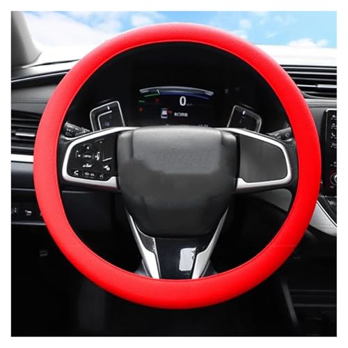 FULUSIC Lenkradhüllen Vollständig Umgebener Elastischer Auto-Lenkradschutz rutschfest Universell Für 33 cm – 40 cm Auto Lenkradbezug(Red 1pc) von FULUSIC