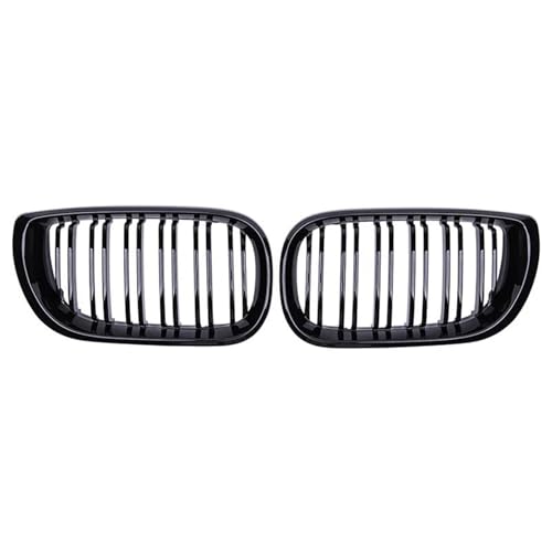 Front Kühlergrille Für 3er-Serie Für E46 4-Türer 2002-2005 Ersatz-Auto-Frontgrill Schwarz Glänzender Kühlergrill Doppellamellen-Haubengrill Auto Stying Grill Front Kühlergrille Für 3er-Serie Für E46 4-Türer 2002-2005 Ersatz-Auto-Frontgrill Schwarz Glänzender Kühlergrill Doppellamellen-Haubengrill Auto Stying Grill von FULUSIC