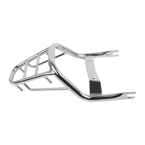 Hinterradgepäckträger Für Monkey125 2018-2024 Motorrad-Hintergepäckträger Hintere Frachtunterstützung Halterhalterung Frachtheckträger Motorrad Gepäckträger Hinten(Chrome) von FULUSIC