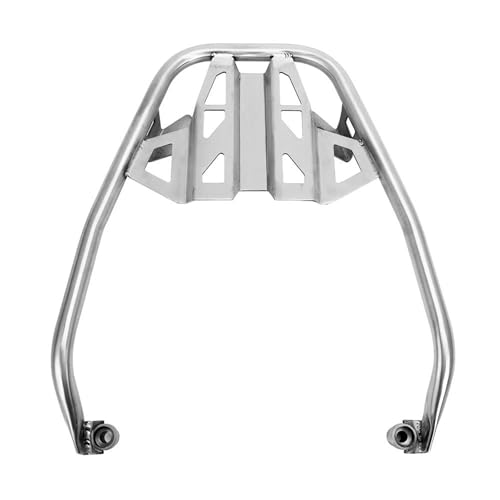 Hinterradgepäckträger Für R1200gs Für R1250gs Hinten Gepäck Sitz Schwanz Box Top Case Halterung Kurze Stamm Unterstützung Abenteuer Rack Motorrad Gepäckträger Hinten(Silver) von FULUSIC
