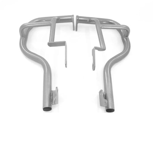 Powersport Motorschutz Für En650 Für Vn650 2015-2023 Motorrad Autobahn Motor Guards Protector Crash Bars Stoßstange Sissy Bar Motorrad Sturzbügel(Silver) von FULUSIC