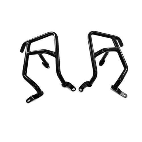 Powersport Motorschutz Für Nc750x 2021 2022 2023 2024 Motorrad Autobahn Autobahn Motor Schutz Crash Bar Stoßstange Zubehör Motorrad Sturzbügel(Black) von FULUSIC