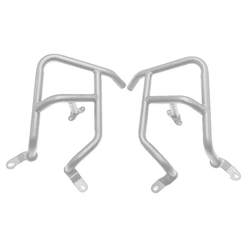 Powersport Motorschutz Für Nc750x 2021 2022 2023 Motorrad Autobahn Motor Schutz Crash Bar Rahmen Stoßstange Verkleidung Schutz Bar Motorrad Sturzbügel(Silver) von FULUSIC