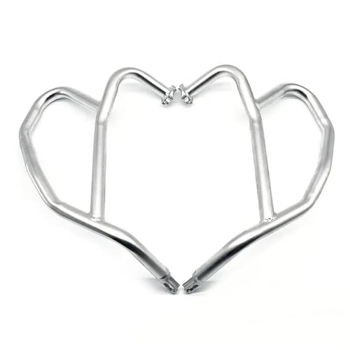 Powersport Motorschutz Für Nc750x 2021-2023 Motorradzubehör Motorschutzbügel Crash Bars Stoßstangenschutz Motorrad Sturzbügel(Silver) von FULUSIC