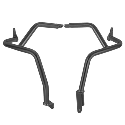 Powersport Motorschutz Für TRK 702 702x 2022 2023 Motorrad Stoßstange Motor Unteren Schutz Motorrad Körper Rahmen Slider Protector Crash Bar Motorrad Sturzbügel(Black) von FULUSIC