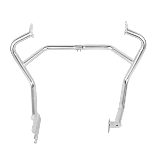 Powersport Motorschutz Für TRK 702 702x 2022 2023 Motorrad Stoßstange Motor Unteren Schutz Motorrad Körper Rahmen Slider Protector Crash Bar Motorrad Sturzbügel(Silver) von FULUSIC