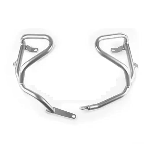Powersport Motorschutz Für Trk702 2022 2023 Motorrad Autobahn Motor Schutz Crash Bar Rahmen Stoßstange Verkleidung Schutz Bar Motorrad Sturzbügel(Silver) von FULUSIC