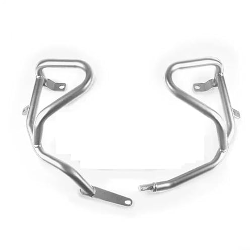 Powersport Motorschutz Für Trk702 2022 2023 Motorrad Autobahn Motor Schutz Crash Barframe Stoßstange Verkleidung Protector Bars Motorrad Sturzbügel(Silver) von FULUSIC