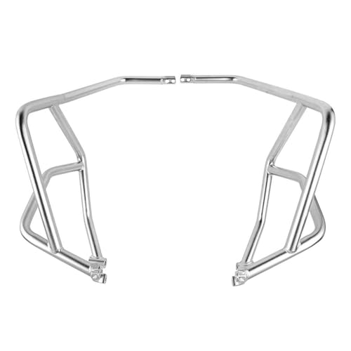 Powersport Motorschutz Für Trk702 Für Trk702x 2022 2023 Motor Schutz Autobahn Crash Bar Motorrad Rahmen Schutz Oberen Stoßfänger Motorrad Sturzbügel(Silver) von FULUSIC