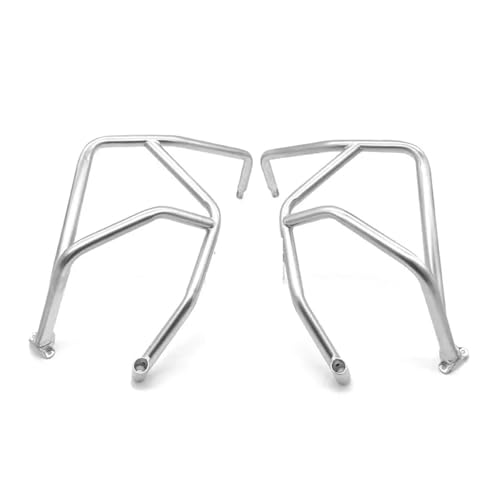 Powersport Motorschutz Für Trk702 Für Trk702x 2022-2024 Motorradzubehör Motorsturzbügel Stoßstangenschutz Fallrahmenschutz Motorrad Sturzbügel(Silver) von FULUSIC
