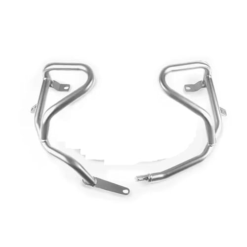 Powersport Motorschutz Für Trk702x 2022 2023 Motorrad Motor Schutz Crash Bar Rahmen Stunt Käfig Stoßstange Verkleidung Schutz Motorrad Sturzbügel(Silver) von FULUSIC