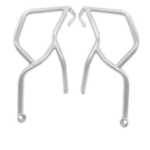 Powersport Motorschutz Für V-Strom Für Dl1050 2020 2021 2022 2023 Motorrad Stoßstange Motor Schutz Crash Bars Protector Zubehör Motorrad Sturzbügel(Silver) von FULUSIC