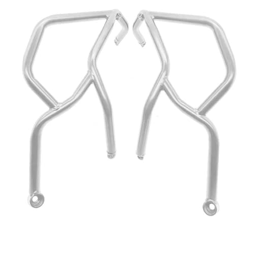 Powersport Motorschutz Für V-Strom Für Dl1050de Für Dl1050xt 2020-2024 Motorrad Autobahn Motor Schutz Crash Bar Rahmen Stoßstange Verkleidung Motorrad Sturzbügel(Silver) von FULUSIC