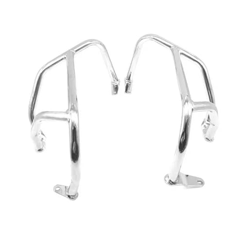 Powersport Motorschutz Motorrad Crash Tank Bars Motor Schutz Bar Stoßstange Schutz Für Gl-1800 Für F6c 2018-2023 Motorrad Sturzbügel(Silver) von FULUSIC