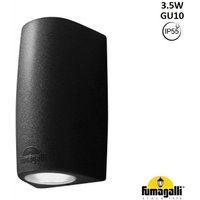 Fumagalli - marta 90 GU10 3,5W led Wandleuchte Farbe Schwarz,Lichtfarbe cct - Schwarz von FUMAGALLI