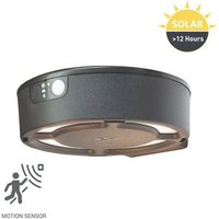 Fortunato Fumagalli Solar-Wandleuchte mit Sensor und cct - schwarz von FUMAGALLI