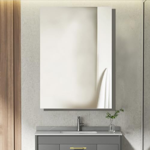 FUMANGO Badezimmer-Medizinschrank aus Aluminium, 55,9 x 76,2 cm, fest und langlebig, wasserdicht und rostfrei, versenkt oder oberflächenmontiert FUMANGO Badezimmer-Medizinschrank aus Aluminium, 55,9 x 76,2 cm, fest und langlebig, wasserdicht und rostfrei, versenkt oder oberflächenmontiert von FUMANGO