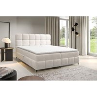 Boxspringbett Bett Schlafzimmerbett SOPHIE 140x200cm Stoff Rolf Creme Boxspringbett Bett Schlafzimmerbett SOPHIE 140x200cm Stoff Rolf Creme von FUN MOEBEL