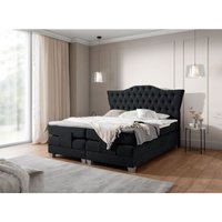 Boxspringbett Elektrisch Bett FAUSTO 140x200cm in Stoff Wind Schwarz Boxspringbett Elektrisch Bett FAUSTO 140x200cm in Stoff Wind Schwarz von FUN MOEBEL